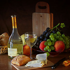 photo "Breakfast with white wine"