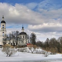 photo "Winter landscape with church"