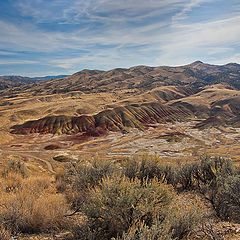 photo "Panorama of the rainbow desert"