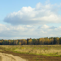 фото "Осенний пейзаж с облаками"