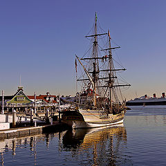 photo "Sail boat and Steam boat"