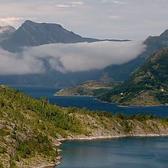 photo "Mountains, sea, clouds"