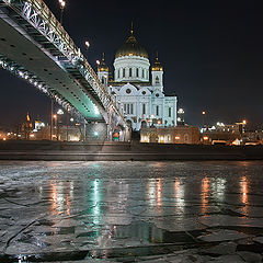 фото "лёд на Москва-реке"