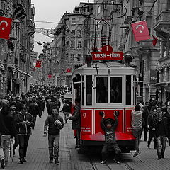 фото "The Taksim tram"