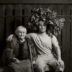 фото "Janis with his grandmother"