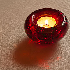 photo "A candle burned on the table ..."