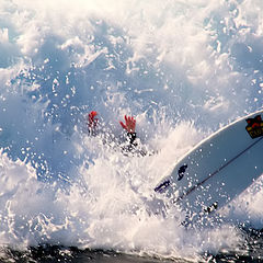 фото ""Embracing the wave...""