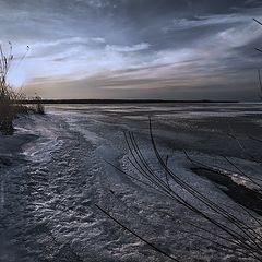 фото "Зимний вечер в заливе-(вариант тональности)"