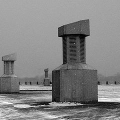 photo "The snowstorm on Easter Island"