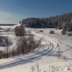 фото "Снежная дорога"