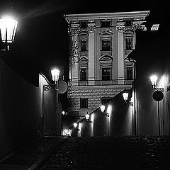 photo "Ночной улица и фонари"