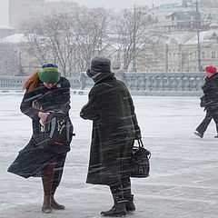 photo "the March blizzard"