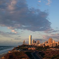 photo "Netanya at sunset."