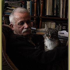 photo "man and cat"