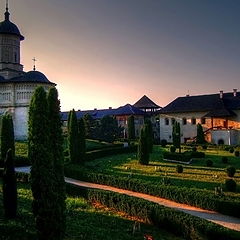 photo "Sunset On Cetatuia Monastery"
