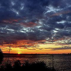 photo "Sunset and the mosquitoes ..."