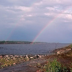 фото "Радуга на Ладожском озере."