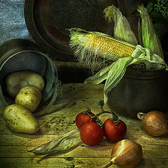 фото "С овощами и кукурузой"