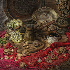 photo "Still life with dried fruit and nuts"