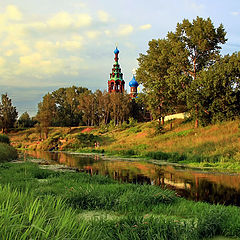 фото "храм на реке"