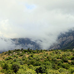 фото "Дымящиеся горы или рождение облаков"