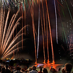 фото "Fireworks on the beach"