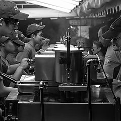 photo "Fast food negotiations"