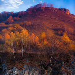 photo "On the verge of the mountain sunset ..."