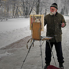 фото "Дед Мороз-живописец"