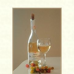 фото "Натюрморт с белым вином"