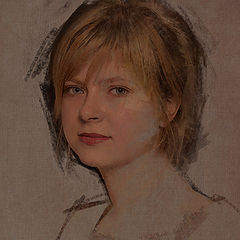 photo "Unfinished portrait of the young lady"