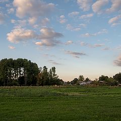 фото "вечер в деревне"