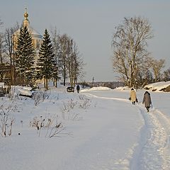 фото "За крещенской водой"