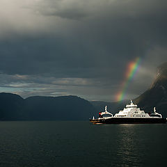 photo "Ferry in Sognefjord"