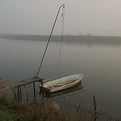 фото "Пейзаж с лодкой"