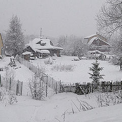 фото "Дома под снегом."