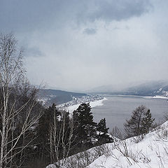 photo "Enisey river in february"