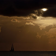 photo "sunset in the mexico gulf"