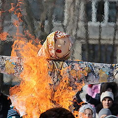 фото "Прощай, Масленица! Сжигаем Марену*"