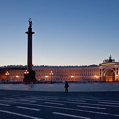 photo "Dawn over Palace Square. St. Petersburg."