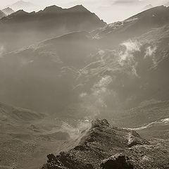 фото "from "Hochlicht" (Monte Rosa, Alps)"
