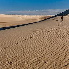 фото "Foot prints on sand"