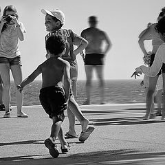 photo "Children frolic, daughter works)))"