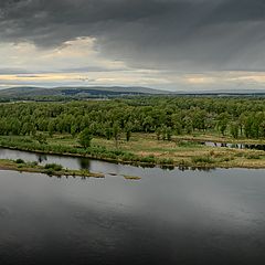 фото "Пасмурно.... (р.Енисей)"