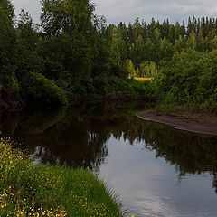 фото "Родные просторы...вечером на речушке"