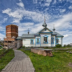 фото "строительство колокольни"