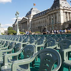 photo "Preparations for the Coronation of Prince Philippe ( Belgium)"