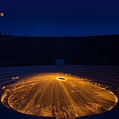 photo "ring of fire under the totems"