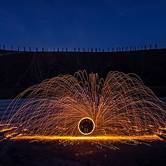 photo "the eye of fire under the totems"