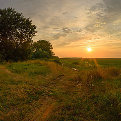 photo "sunset after the rain"